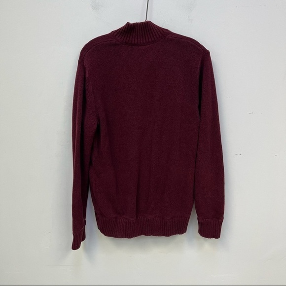 Eddie Bauer Heavy Cotton Half-Zip Sweater - Picture 7 of 8